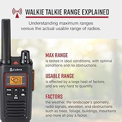 Cobra RX380 Walkie Talkies (2-Pack) – Weather