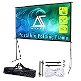 Akia Screens 145 inch Portable Outdoor Projector