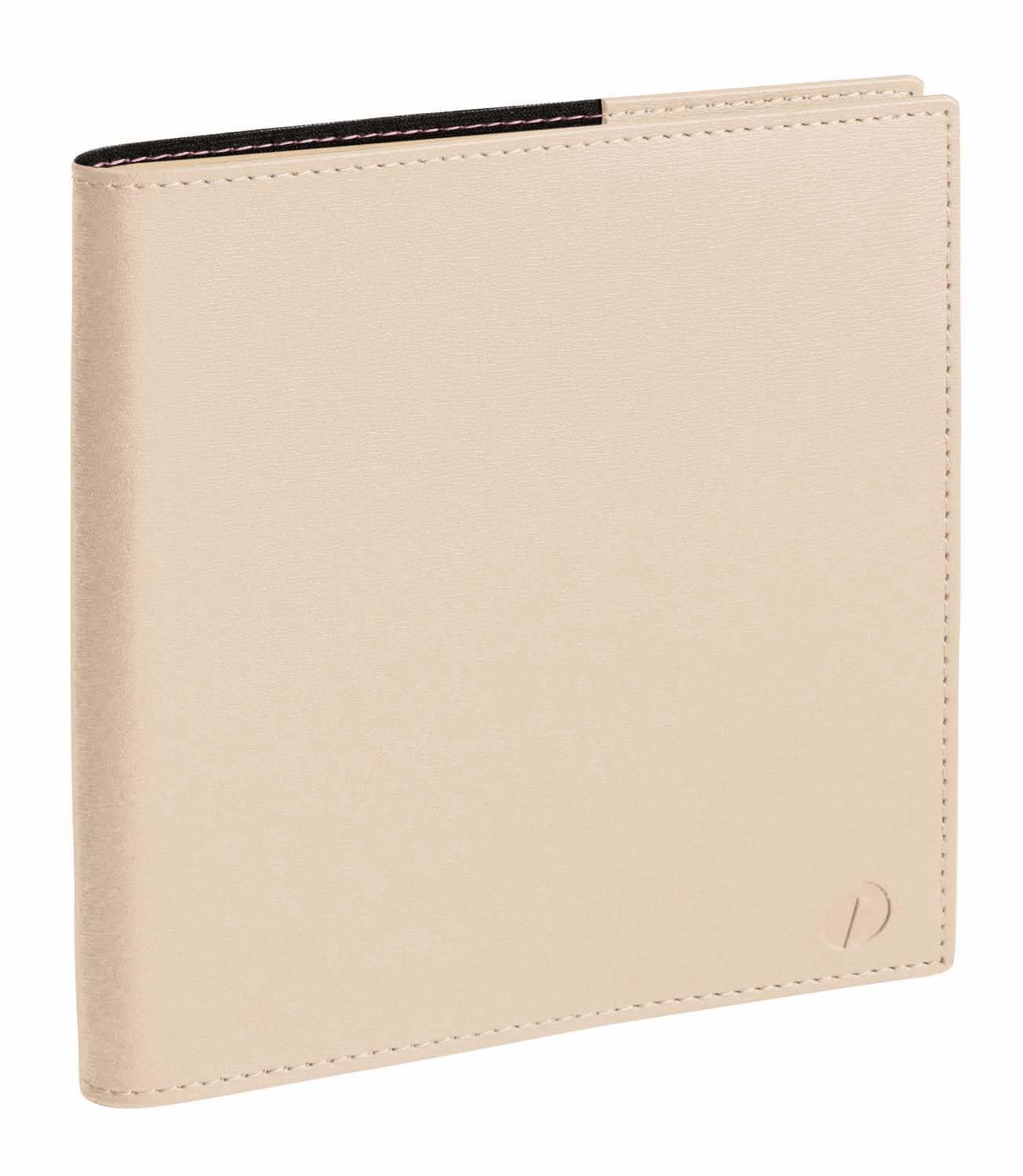 Quo Vadis - Collection: Soho Executive Prestige Spiralé - Calendar Year Diary - Weekly - 16 x 16 cm - French Edition - 13 months December-December - Powder Beige - Year 2023