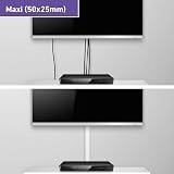 D-Line Maxi Trunking 50mm x 25mm White 1m TV Cable Tidy view 5