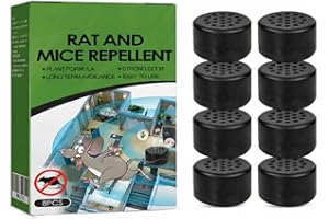 Mice Rodent Repellent 8Pcs Natural Peppermint Oil Mouse Repellent Effective Rodent for Car Engine Cabinet Indoor & Outdoor Ga
