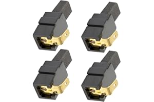 4-Pack Carbon Brushes for Electric Wrenches – Compatible with HP1030, HR2400, CB415, CB417, 6905H, 191955-1 Models – 6 x 9 x 