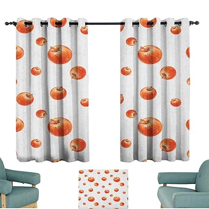 Amazon Com Apple Kid S Customized Curtains Watercolor Style Cameo