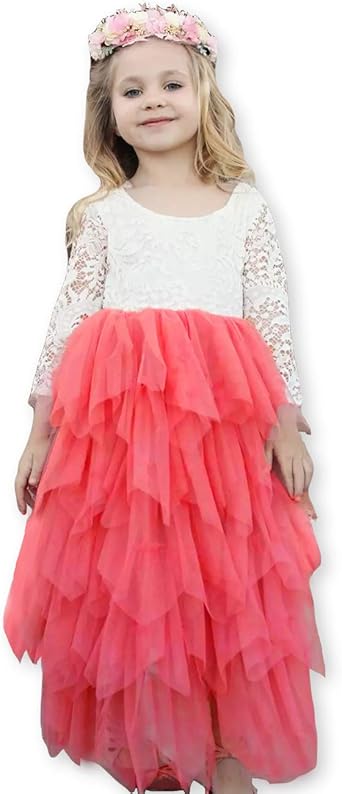 girls lace tulle dress