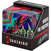 SHASHIBO Shape Shifting Box - Award-Winning, Patented Fidget Cube w/ 36 Rare Earth Magnets - Transforms Into Over 100 Shapes,
