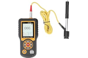 Portable Hardness Tester Kit, Digital Handheld Leeb Hardness Tester, 170 to 960 HLD Metals Durometer Tester HL HB HRB HRC HRA