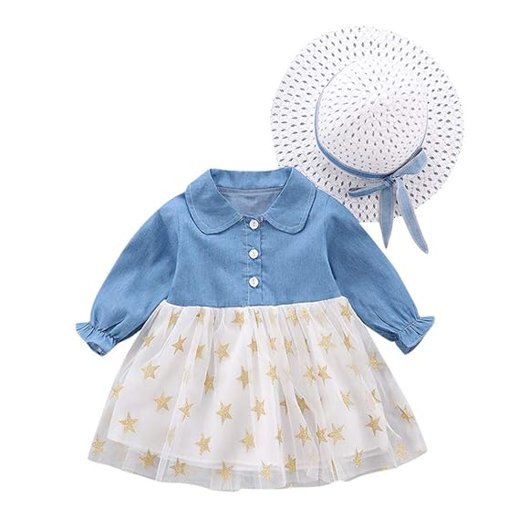 infant jean dress