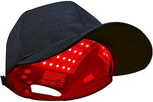 Red Light Therapy Cap for Hair Growth and Hair Loss Treatment, Low-Level Light Therapy (LLLT) Device for Men & Women, Portabl