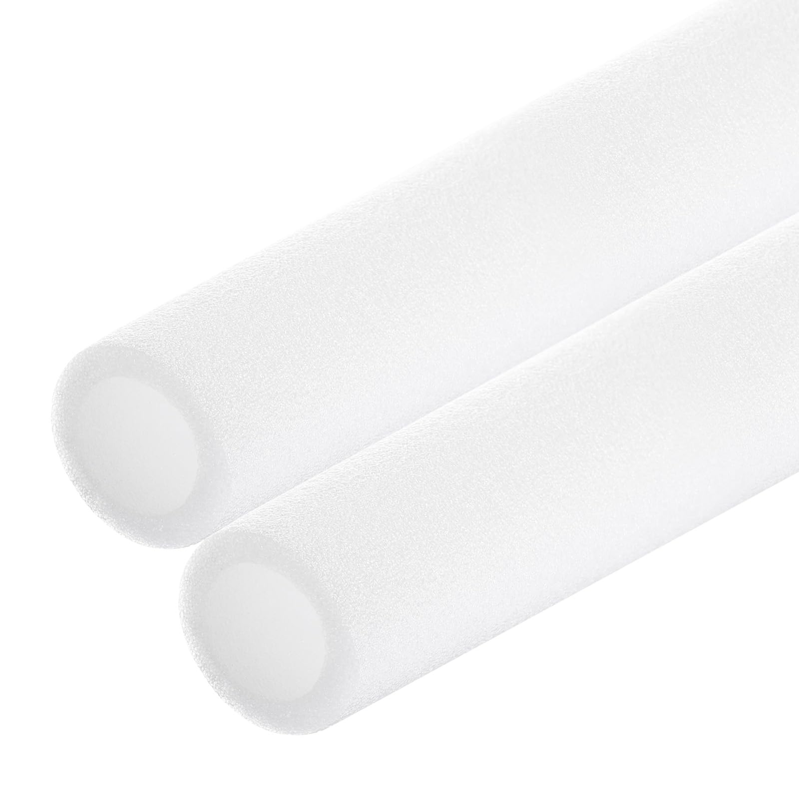 Rebower 2pcs Pipe Insulation Foam Tube 50x70mm 3ft Heat Preservation Foam Pipe [for Copper Water Pipe Freeze Protection] - White