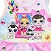 MagJazzy Little Girls Casual Dress Sleeveless Digital Printing Pageant Party Birthday Dress for Doll Surprised (150cm/ 7-8Y, Balloon Pink)