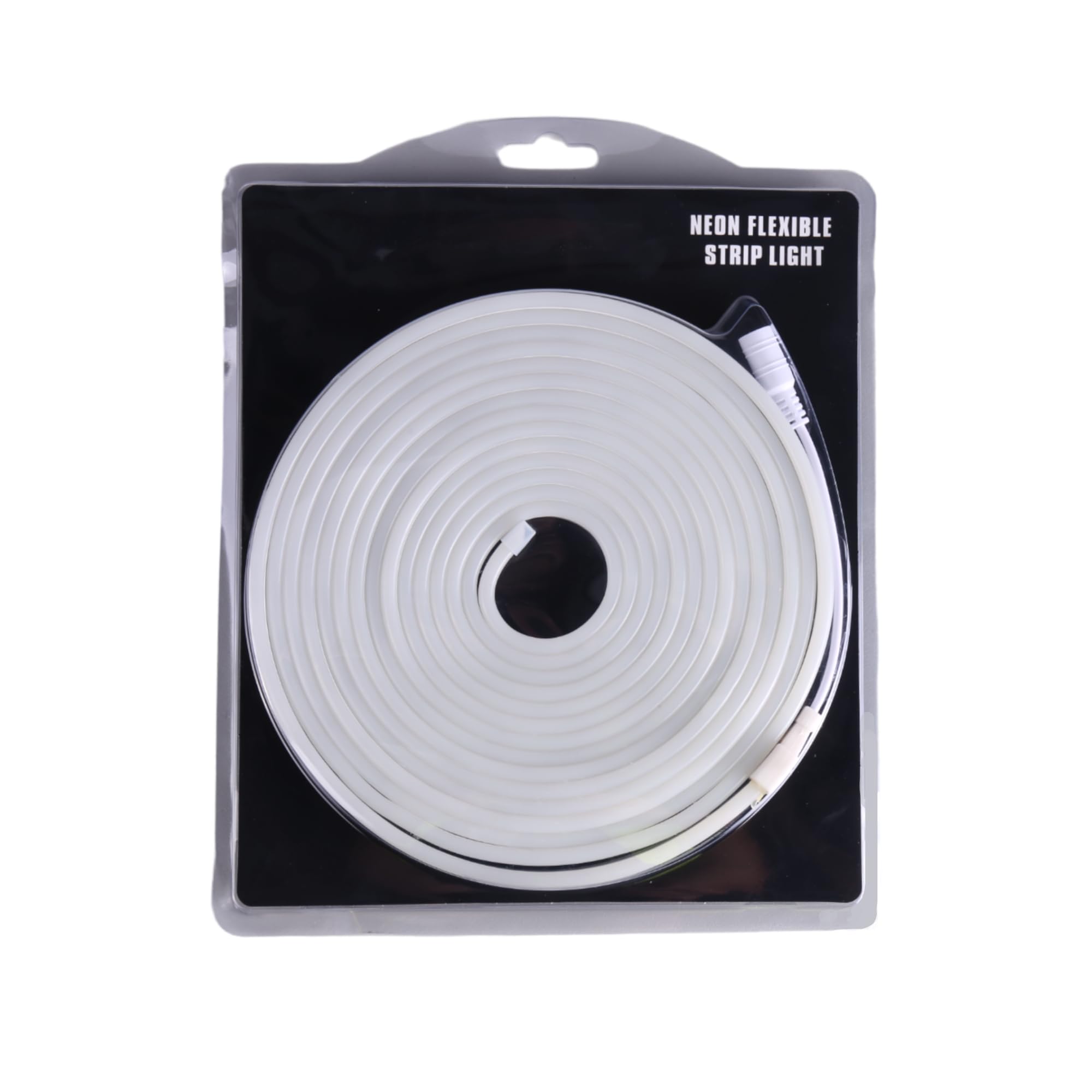 JANDEI - Flexible Neon Led Light Strip 12V, 5M 6x12mm 120 LEDs/Meters. Cut Every 2.5cm. Indoor and Outdoor Decoration, Perfect for Home, Business, Signs... (Cool White 6000K)