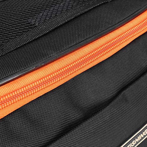 DHTOMC Angelkasten Fischen Tasche wasserdichte 1200D Oxford-Fischerei-Gerät-Beutel-bewegliche Schultertasche Schwarz… – Bild 7