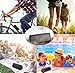 Solar Bluetooth Speaker with 5000mAh Power Bank, Elzle Portable Outdoor Bluetooth Speaker with 20+ Hours Playtime Stereo Subwoofer Bass, Dustproof & Waterproof Loud Wireless Speaker for Outdoor & Home