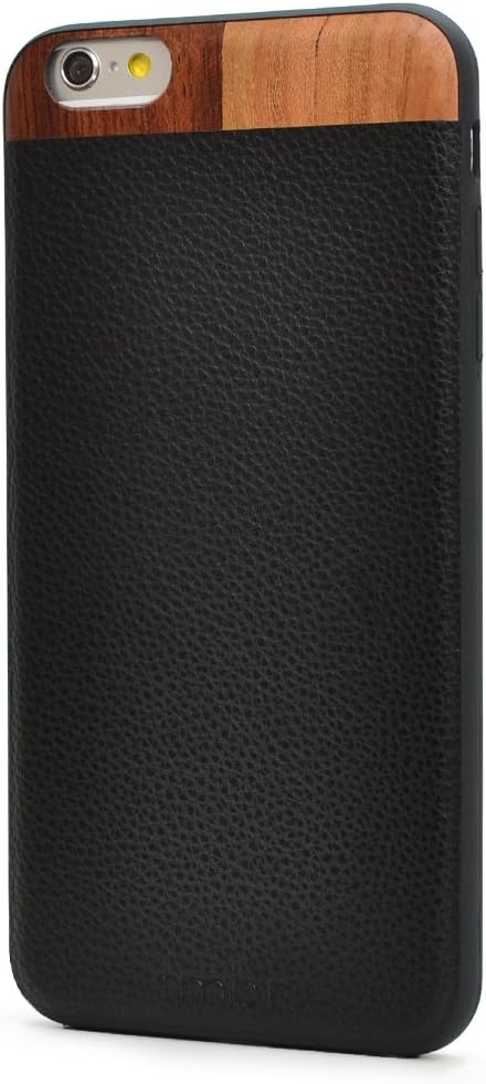 Tmbr Wood & Leather Case for iPhone 6 Plus / 6S Plus - Black