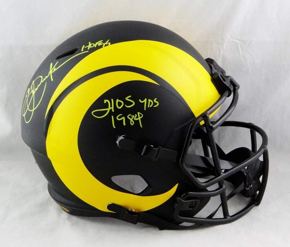 eric dickerson autographed helmet