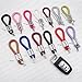 For Audi Logo Emblem Key Chain Key Ring Metal Alloy BV Style Calf Leather Gift Decoration Accessories (White)
