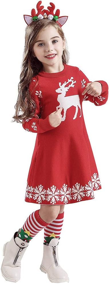 snowflake jumper dress