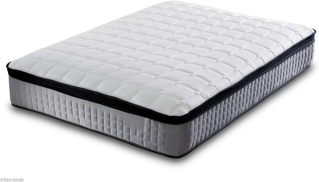 sleepkings Divine Mattresses – Latex 2000 Pocket Sprung Pillow Top Mattress Bedding (5ft Kingsize)