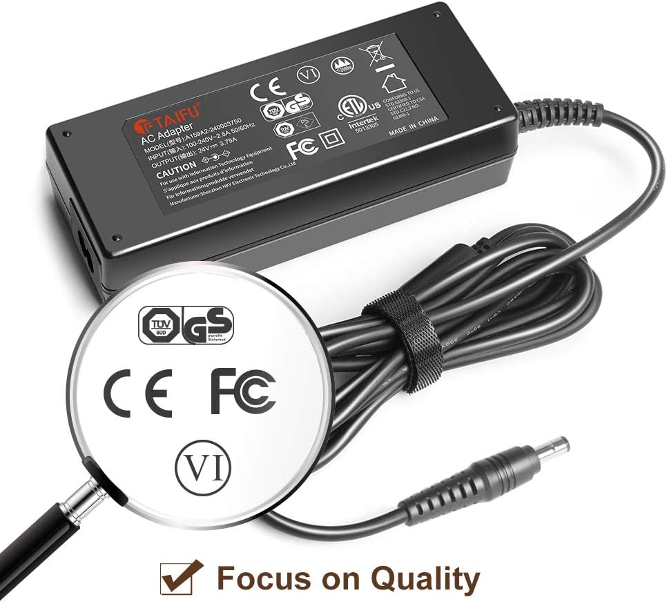 TAIFU 24V AC Adapter Charger for Zebra GK430d GK420t GK430T GX420D GX420T GX430T GT800 GT810 GT820 GT830 HC100 ZP450 ZP550 ZD410 ZD420 ZD500 ZD510 ZD620 Thermal Label Printer Power Supply Cord Cable - Image 3