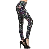 Leggings Depot High Waisted Camouflage & Multiple Print Leggings for Women - Reg, Plus, 1X3X, 3X5X