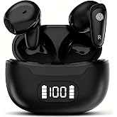 Hearing Amplifier for Seniors, Air Conduction Personal Sound Amplifier | Open-Ear Design Without Eartips, 5-Level Volume Control, Lightweight 3g, Up to 20H Battery Life