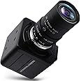 SVPRO 4K USB Camera with Zoom 5-50mm Lens, 10X Optical Zoom Manual Focus Webcam High Definition 3840x2160@30fps Adjustable Focal Length Camera with Sony IMX317 Sensor for PC Laptop Pi