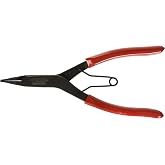 Wilde Tool G409.B Angle Tip Lock Ring Pliers, 9 inch with Black Oxide Finish