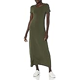 Amazon Essentials womens Short-Sleeve Maxi Dress, Flowy