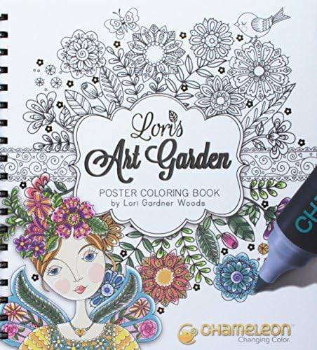 Lori's Art Garden: Poster Coloring Book