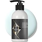 HADAT Root Strengthening Shampoo Hair Growth - Premium Rosemary Clarifying Shampoo for Oily Scalp - Moisturizing Volumizing - Sulfate Low, p-H Balanced, for Women & Men, 8.45 Fl Oz