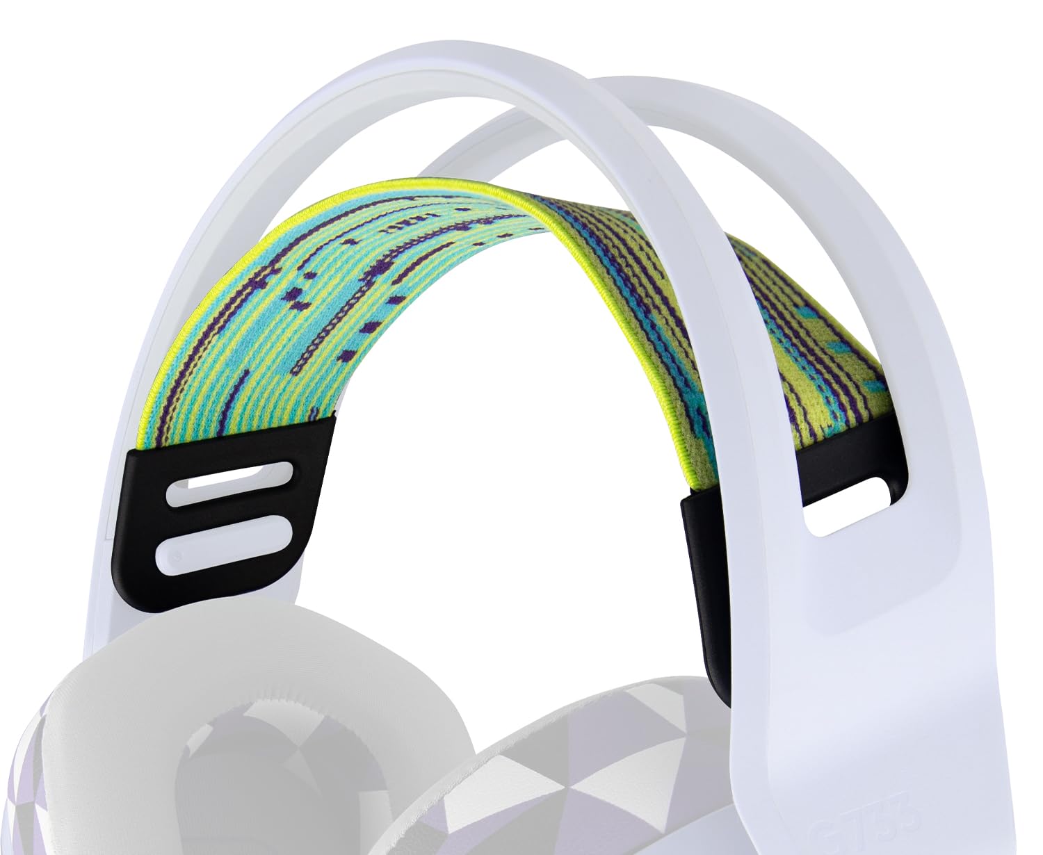 SOULWIT Flexible Fabric Replacement Headband for Logitech G733/G535/G335 Gaming Headset, Headphones Replacement Band, Headstrap Head Cushion Pad Repair Part - Yellow