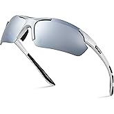 Xagger Polarized Sports Sunglasses for Men Women Wrap Around UV400 Running Baseball Softball Cycling Driving Glasses