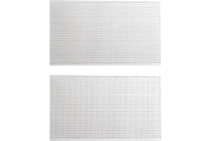 Bilaida Metal Pegboards, Pegboard Wall Organizer, Peg Boards for Walls, Ideal Tool Organizer for Garage, Craft Room, Workshop