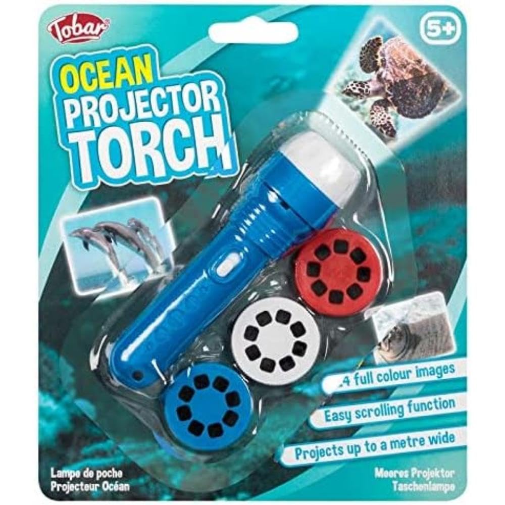 Tobar Ocean Projector Torch - 24 Ocean Images Assorted Designs and Colours