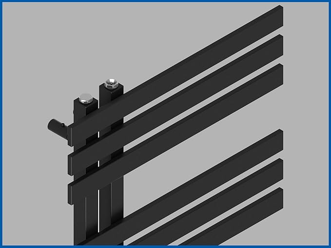 Diseño baño Radiador VERONA Negro Antracita 1600 x 500 mm ...