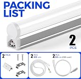 Barrina 2ft LED Batten Light 60cm T5 1100lm 10W 6500K 2 Pack view 8