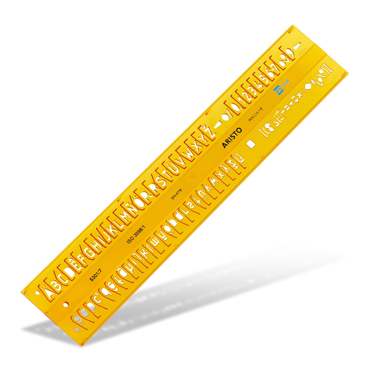 Aristo AH5301/7 Lettering Stencil ISO 3098-1
