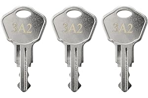 NIAHM Sentry Safe Replacement Keys Model 1100-Codes 3A2 for Sentry Safe Key (Key 3A2)(3 Pcs)
