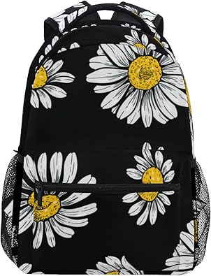 Amazon Co Jp Gukisala リュックサック カモミールの花のベクトルのシームレスなパターンヴィンテージ バックパック 男女兼用 アウトドア旅行バッグ オシャレ 可愛い 通勤 通学用 軽量 高校生 シューズ バッグ
