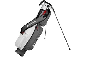 Orlimar Pitch 'N Putt Elite Synthetic Leather Sunday Golf Bag with Stand