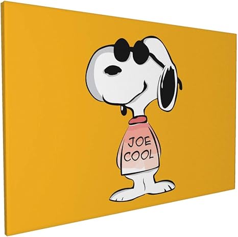 Amazon スヌーピー 5 リビングルームの装飾の絵画の背景の壁の絵画現代のミニマリストの寝室のベッドサイドの絵画モダン アートパネル インテリア絵画絵 パネル ポスター ウォールステッカー オンライン通販