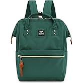Himawari Laptop Backpack for Women&Men,Wide Open Large USB Charging Port 15.6 Inch Laptop Doctor College Work Bag(9001-FUGL)