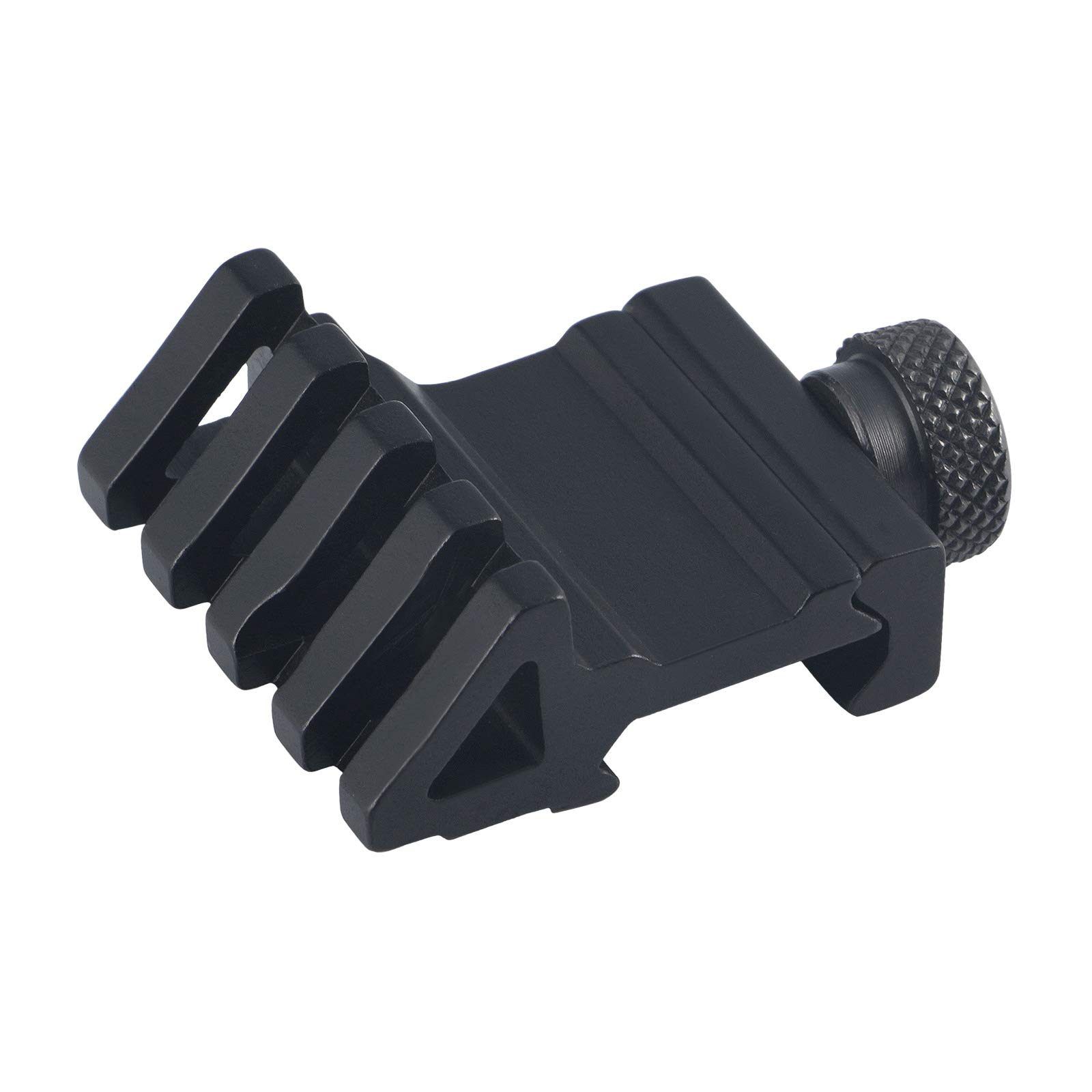 FOCUHUNTER Tactical 45 Degree Angle Offset Rail Mount 4 Slot 20 mm Weaver/Picatinny Quick Release Adapter for Hunting and Shooting