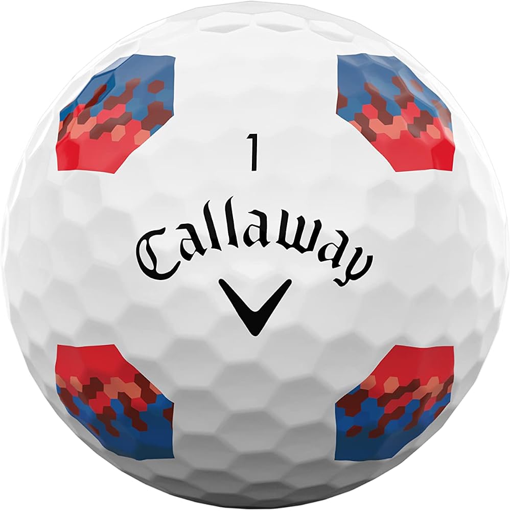 Callaway Chrome Soft TruTrk 23 red/blue golf balls 12–pack