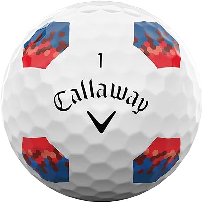 Callaway Chrome Soft TruTrk 23 red/blue golf balls 12–pack