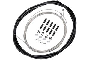 Bestgle Universal Mountain Bike Shift Cable Kit and Housing Set Bicycle Gear Shift Derailleur Cable Stainless Steel Replaceme