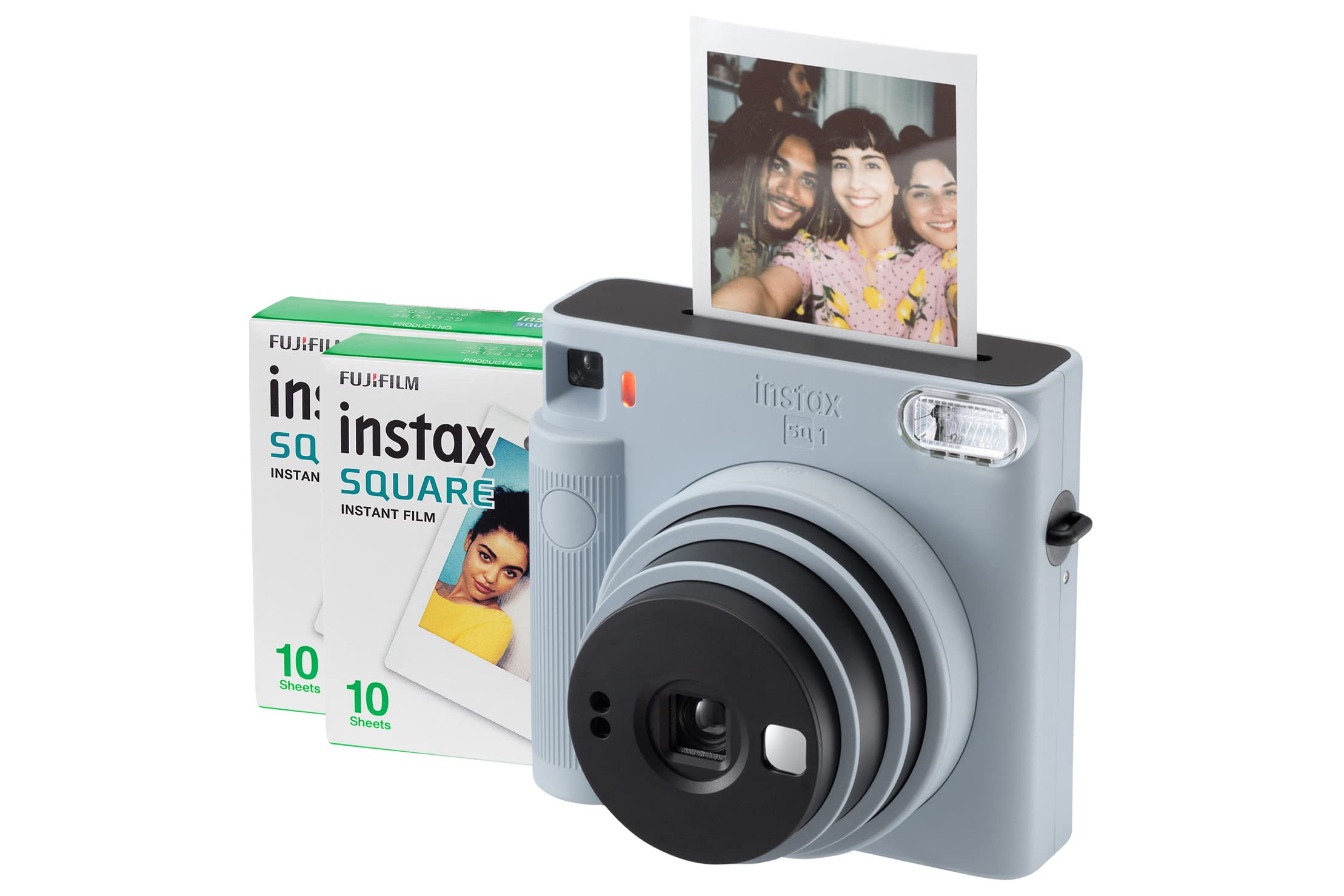instax Fujifilm Square SQ1 Instant Camera (20 Shots) - Glacier Blue