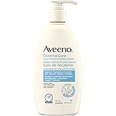 Aveeno Eczema Care Daily Moisturizing Cream, Dry Skin Moisturizer, Itchy Skin Relief, Eczema prone Skin, Fragrance Free, 330 