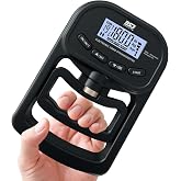 Hand Grip Strength Tester Trainer, 396lbs/180kg Hand Grip Dynamometer with LCD Display, Ideal for Sports, School, and Home Use