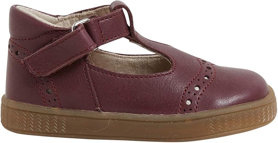 Cyrillus Salomes En Cuir Bebe 23 Bordeaux Amazon Fr Chaussures Et Sacs